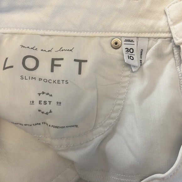 Loft white pants - Picture 4 of 4